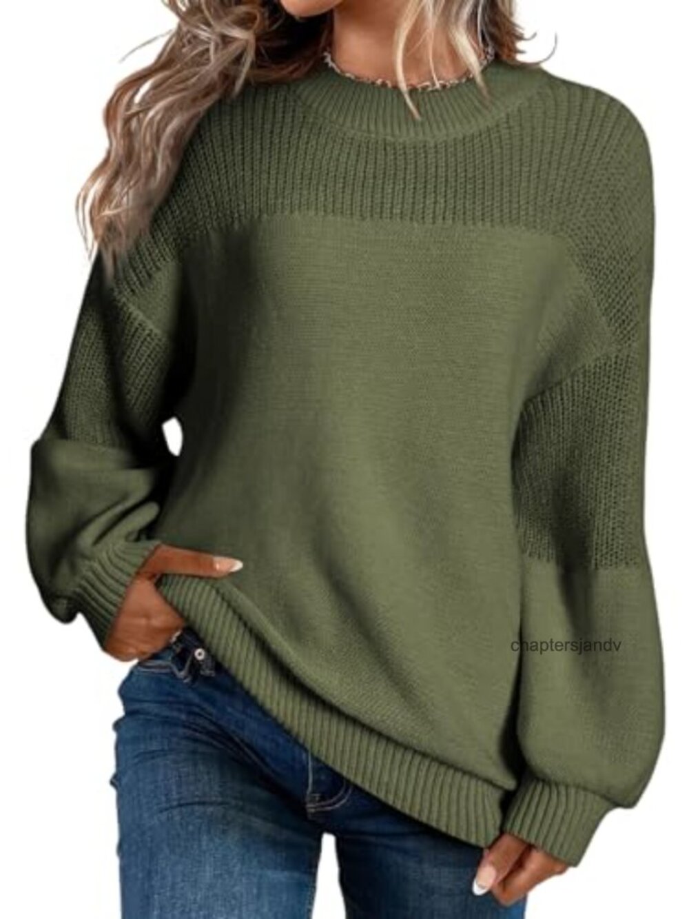 Dokotoo Womens Oversized Long Sleeve Crewneck Pullover Sweater Loose Fit